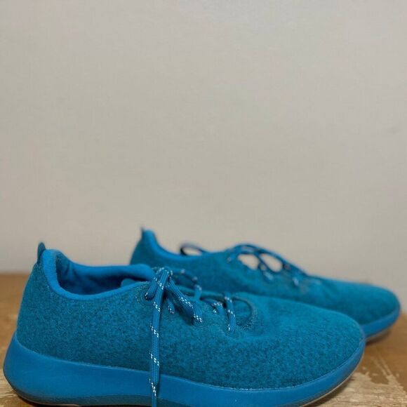 Allbirds WRM Wool Runner Mizzle Lace-Up Shoes Turquoise Men\'s Sz 11 main image 4